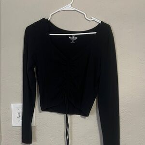 Hollister Women's Black Long Sleeve Top
